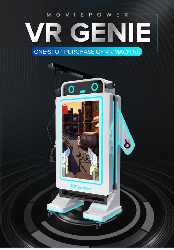 เครื่องจำลองความเป็นจริงเสมือนจริงแบบมัลติฟังก์ชั่น Roller Coaster VR Racing Arcade Game Equipment 0