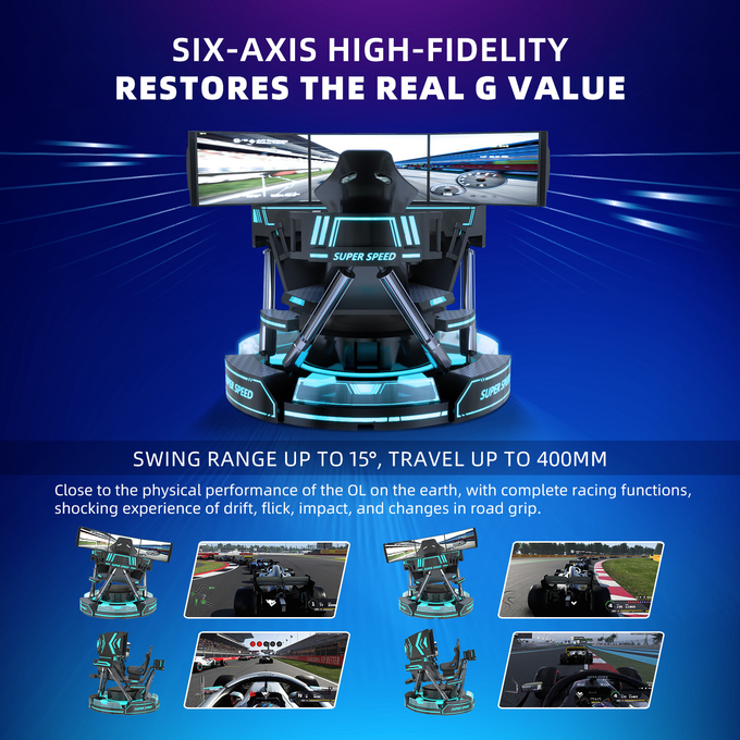 ราคาขายส่ง VR Racing Simulator Commercial 9D VR Super Speed ​​Car อุปกรณ์เกม 5