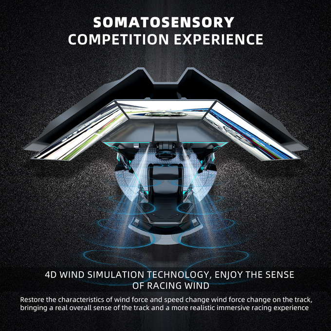 ราคาขายส่ง VR Racing Simulator Commercial 9D VR Super Speed ​​Car อุปกรณ์เกม 6