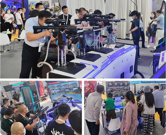 เกมยิงปลา VR แบบอินเตอร์เอคทีฟ ในห้องพัก เกมยิงปลา Arcade Machine 4 Player For Amusement Park 2