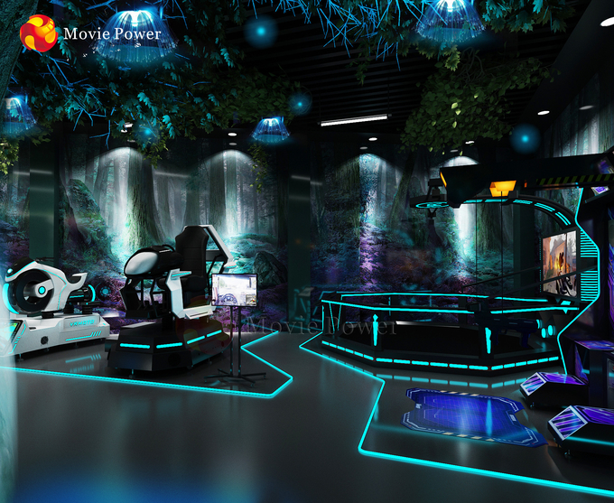 9D VR Theme Park สนามเด็กเล่นในร่ม Kids Entertainment อุปกรณ์เสมือนจริง 1
